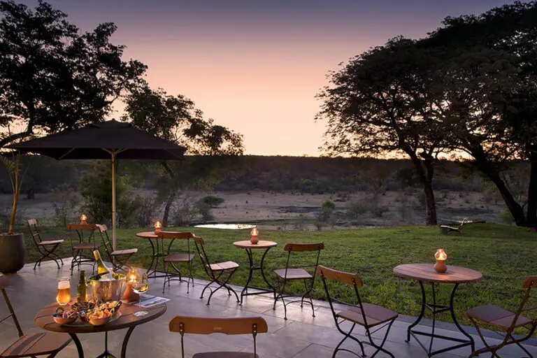 Dine under the stars.