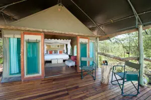 Exterior del Ongava Tented Camp.