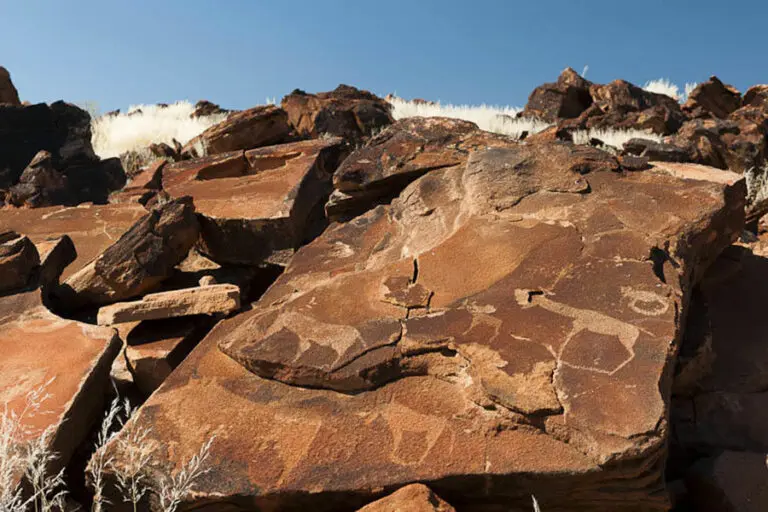 Rock art.