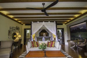 Hemingways' suites include opulent features such as king-sized beds with Egyptian cotton sheets.