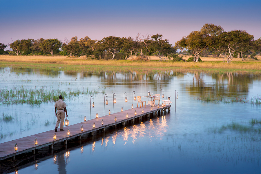 Uninterrupted views of the Okavango Delta. 