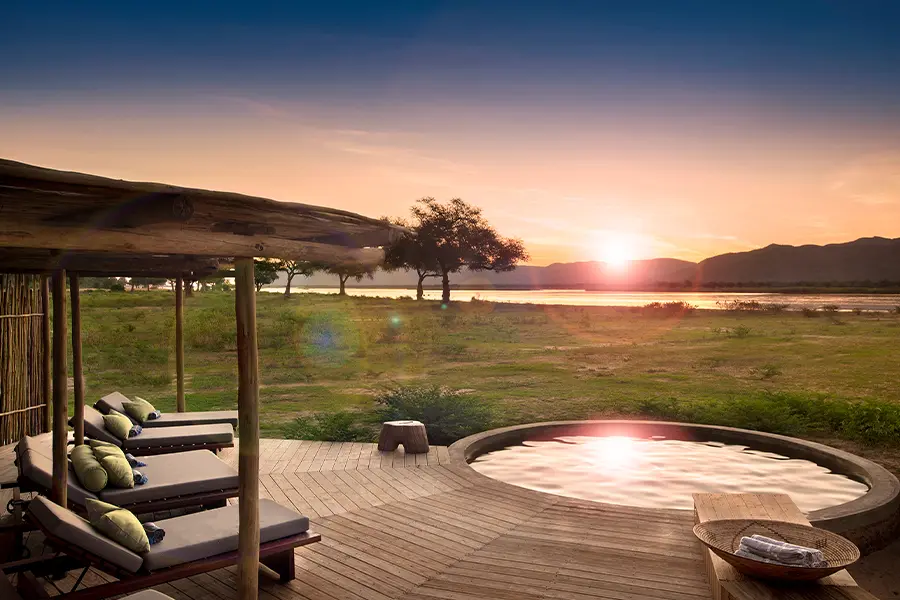 Piscina con vistas.