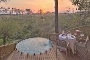 A private dinner served at your suite. 