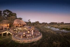 Stargazing in the Okavango Delta. 