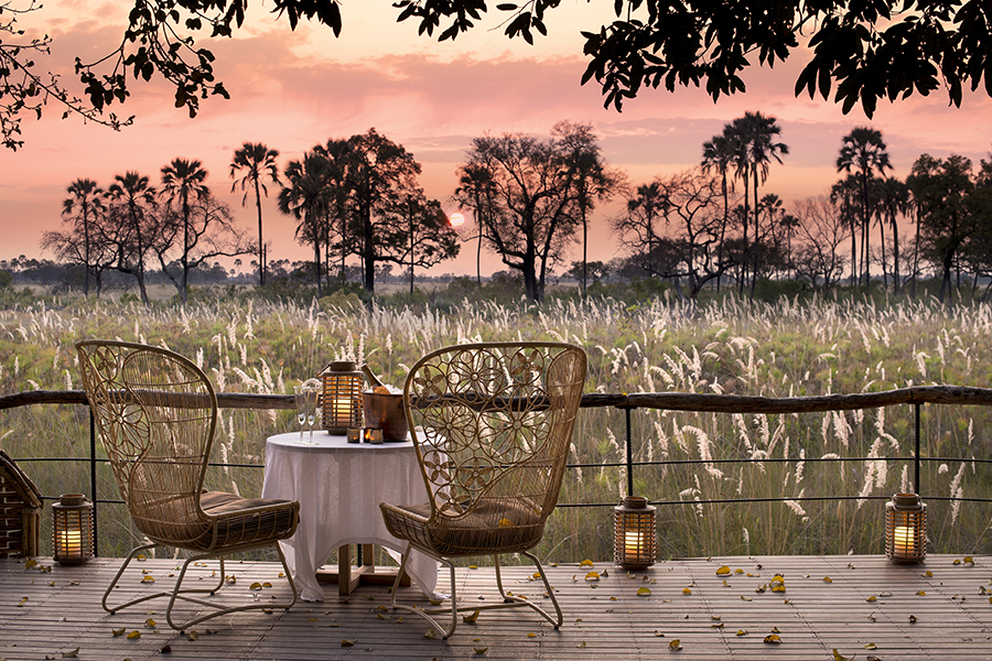 An Okavango Delta sunset. 