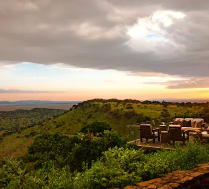 Uninterrupted views of the Serengeti. 