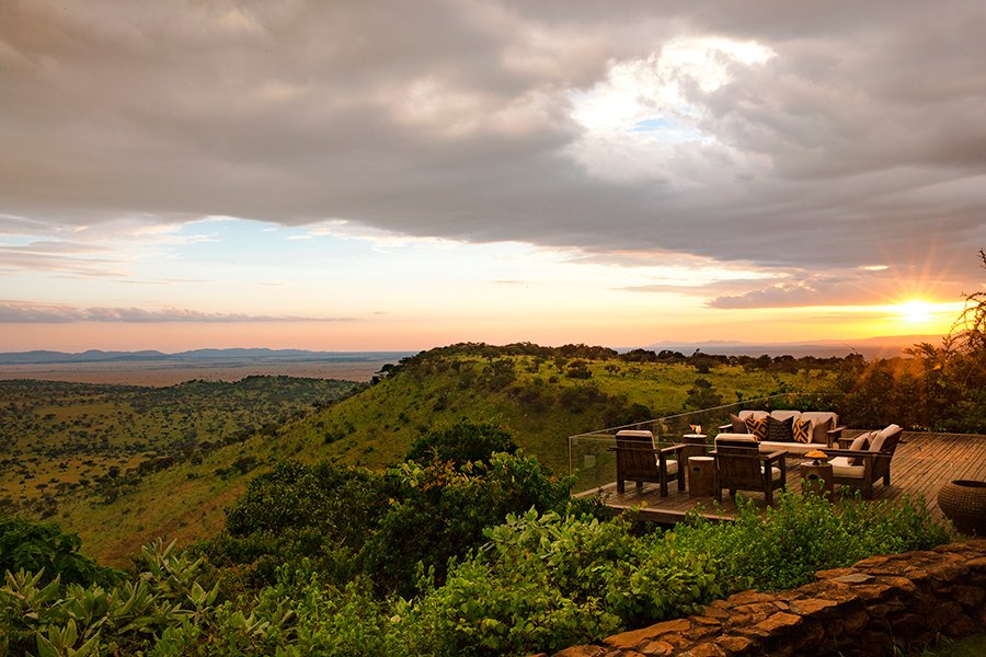 Uninterrupted views of the Serengeti. 
