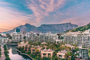 Vista de Table Mountain desde el Hotel One and Only.
