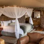 The lounge in your Mpala Jena Camp suite.