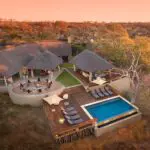Vista aérea del Rockfig Safari Lodge.