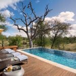Piscina en Rockfig Lodge.