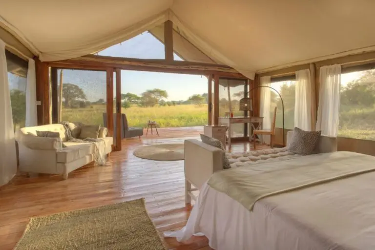 Tarangire Ndovu Tented Lodge, tent interior.