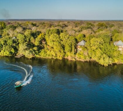 Move from lodge to lodge along the Zambezi by boat