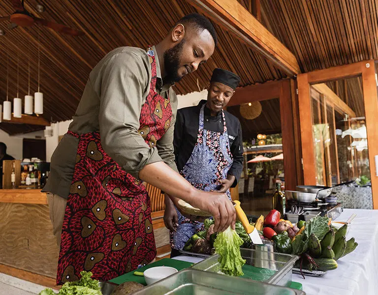 Cooking classes.