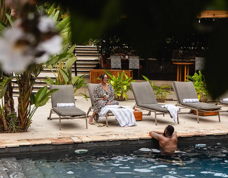 Relax at the pool.