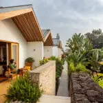 The Superior King Suite balconies.