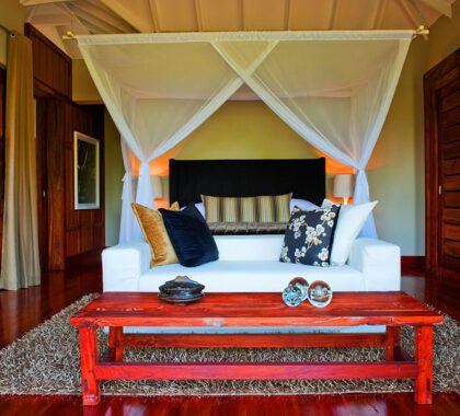 Your suite at Lake Dulini Lodge.