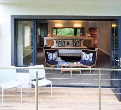 El patio privado de tu suite.