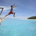Actividades de playa en la isla de Mnemba.