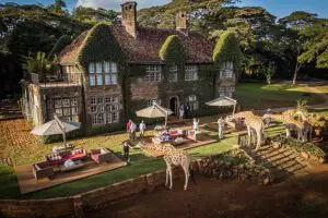 the world renowned Giraffe Manor.