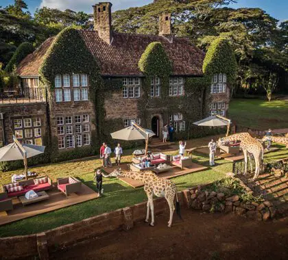 the world renowned Giraffe Manor.