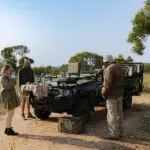 Game drive coffee stop.