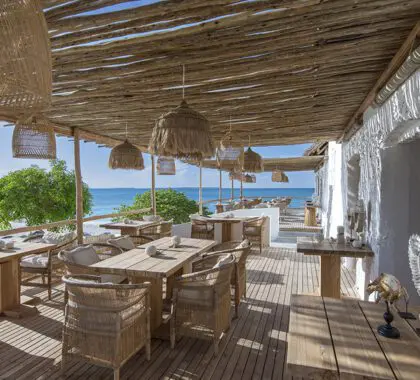 Comedor con vistas.