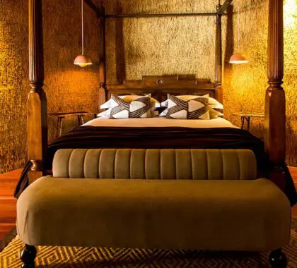 Interior de su suite.