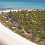 Aerial view of Fanjove Island.