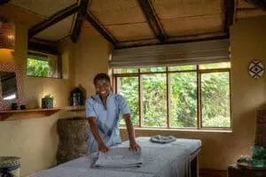 Ready for your treatment  | Virunga Lodge