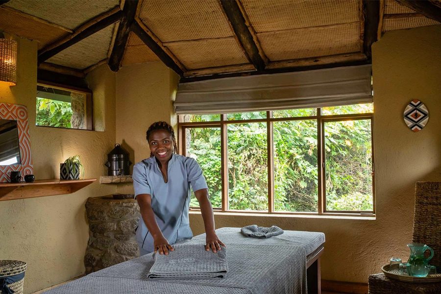 African spa at Virunga Lodge in Rwanda | Go2Africa