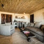 El salón de las suites familiares.