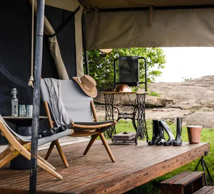 Unwind and relax in luxury tented suites | Kichakani Camp, An A&K Sanctuary.