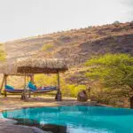 Piscina en Lewa Wilderness.