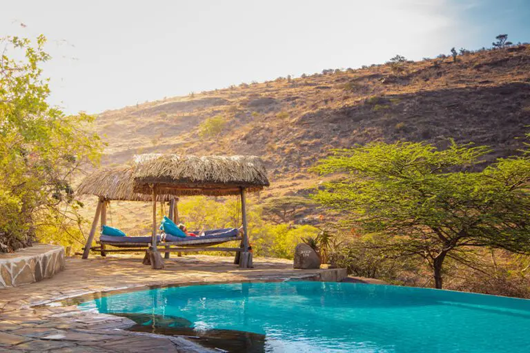 Piscina en Lewa Wilderness.