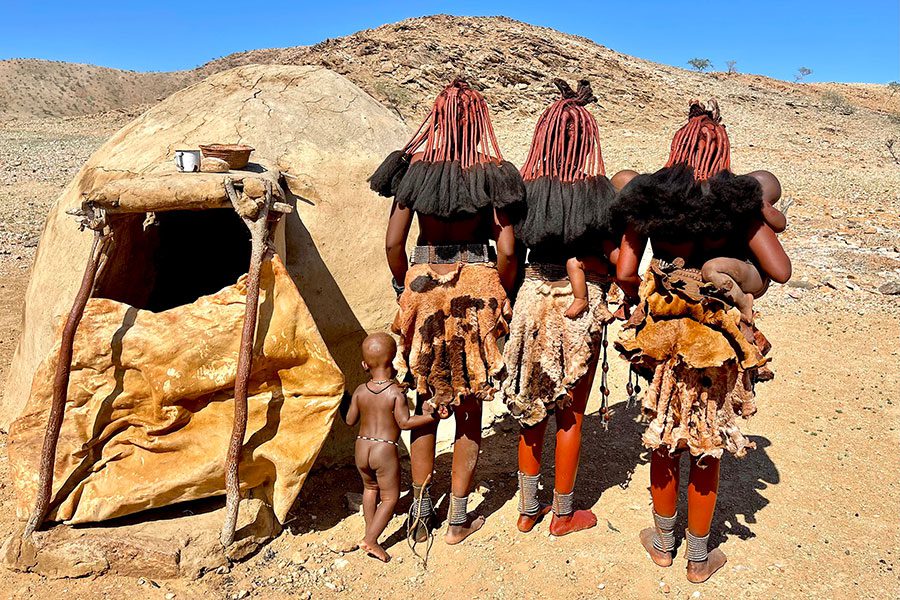 The Himba tribe.