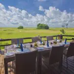 Dining with exceptional views.