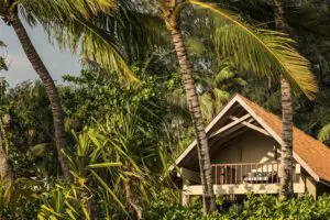 Two-bedroom beachfront suite.