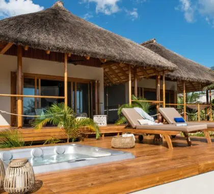 La suite con jacuzzi.