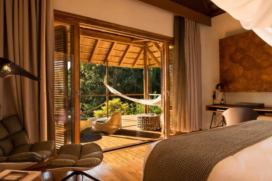 Bungalow con vistas al mar.