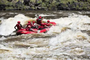 White water rafting along the Zambezi River | Avani Victoria Falls Resort 