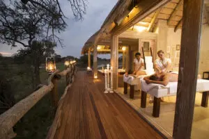 Relájese con tratamientos de spa y masajes relajantes en el Kapama Buffalo Camp.