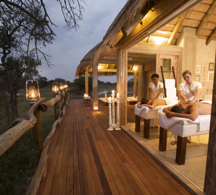 Unwind with spa treatments and relaxing massages at Kapama Buffalo Camp.