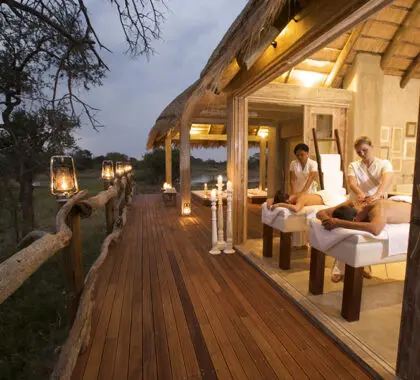 Relájese con tratamientos de spa y masajes relajantes en el Kapama Buffalo Camp.