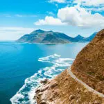 El espectacular paisaje costero de la península de Ciudad del Cabo.