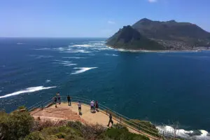 A viewpoint along the scenic Chapman's Peak drive.