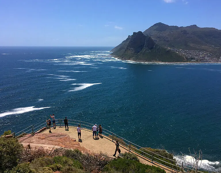 A viewpoint along the scenic Chapman's Peak drive.