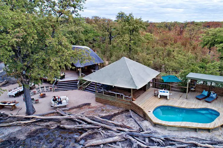 Aerial view of Hyena Pan.