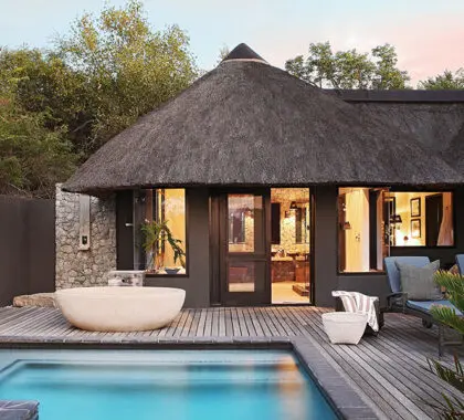 Su suite en Londolozi Private Granite Suites.