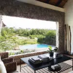 La vista desde su suite en Londolozi Private Granite Suites.